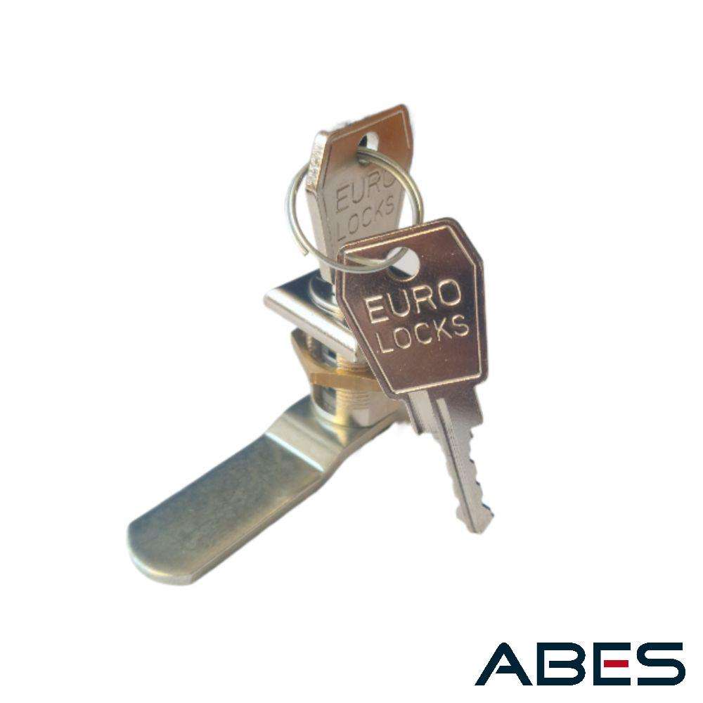 ZAMEK DO SZAF SOCJALNYCH EURO LOCKS C102 RYGIEL 1 PKT RYGIEL MNIEJ WYGIĘTY