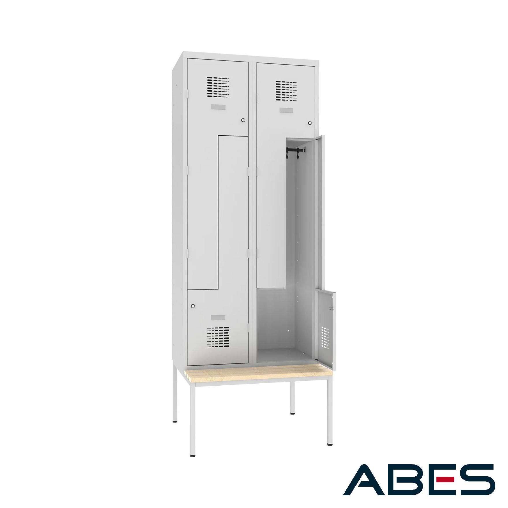 SZAFA UBRANIOWA SUL 42W ST + PODSTAWA Z SIEDZISKIEM P 421 W