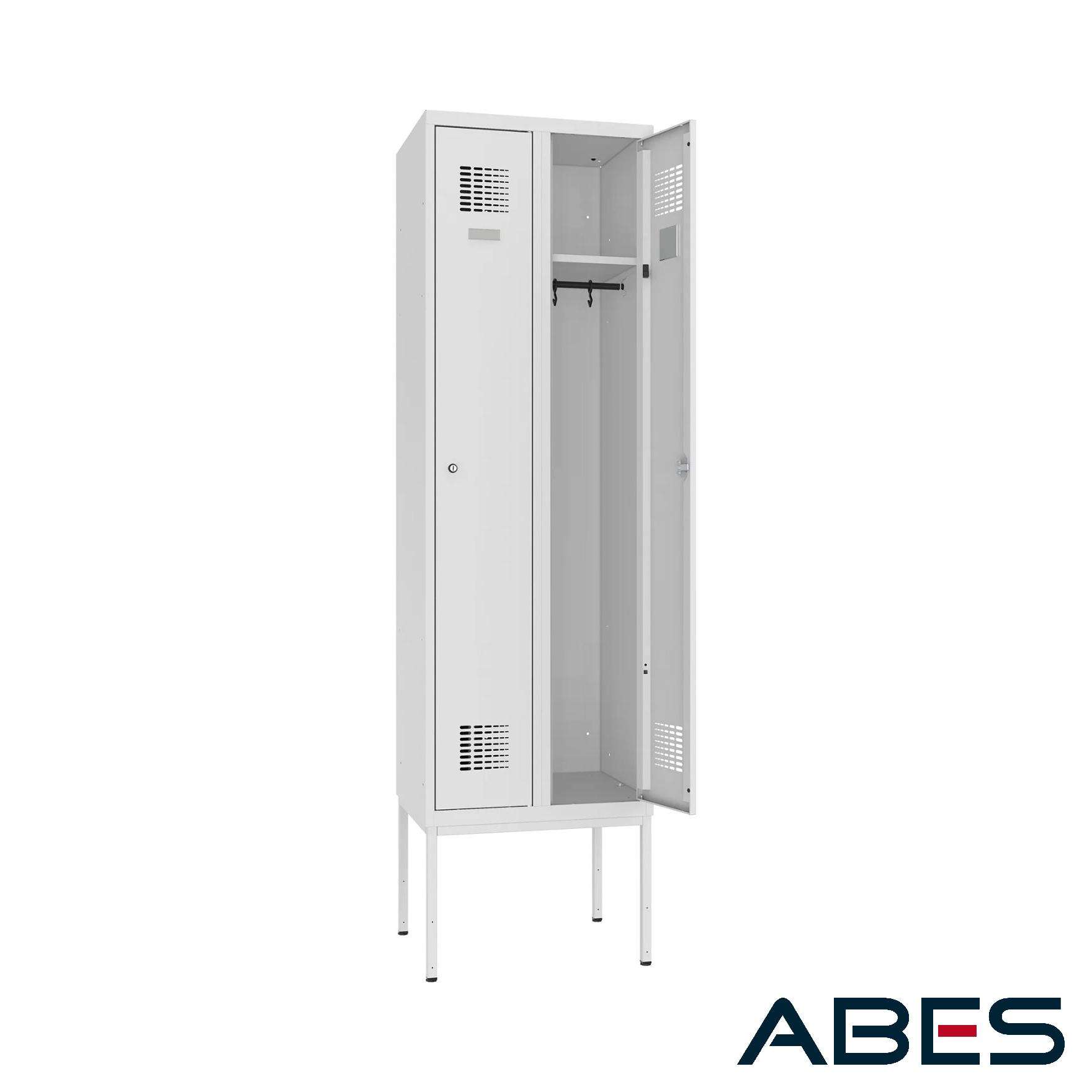 SZAFA UBRANIOWA SUM 320W ST, ZAMEK 1 PKT + PODSTAWA BEZ SIEDZISKA P 321 W W ABES