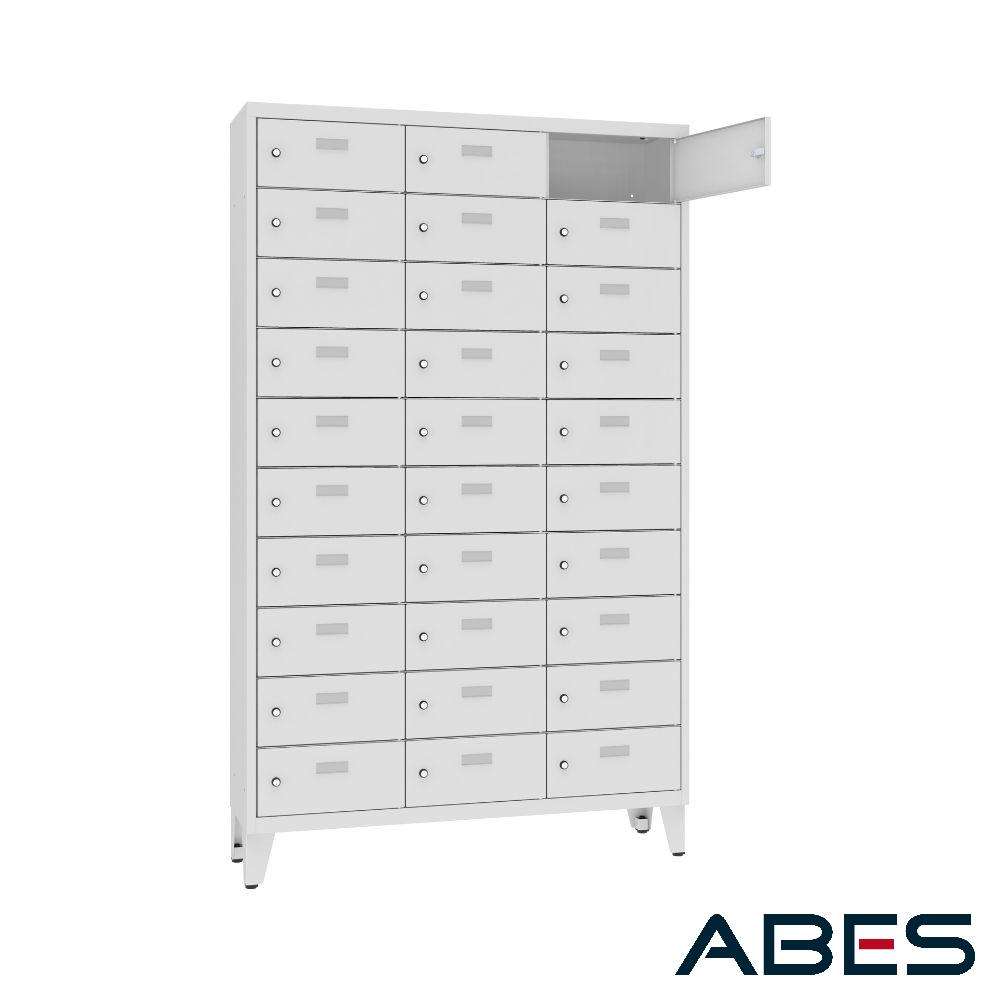 szafka śniadaniowa stojąca na nóżkach msus 3410 ST, GŁ. 500 MM otwarta