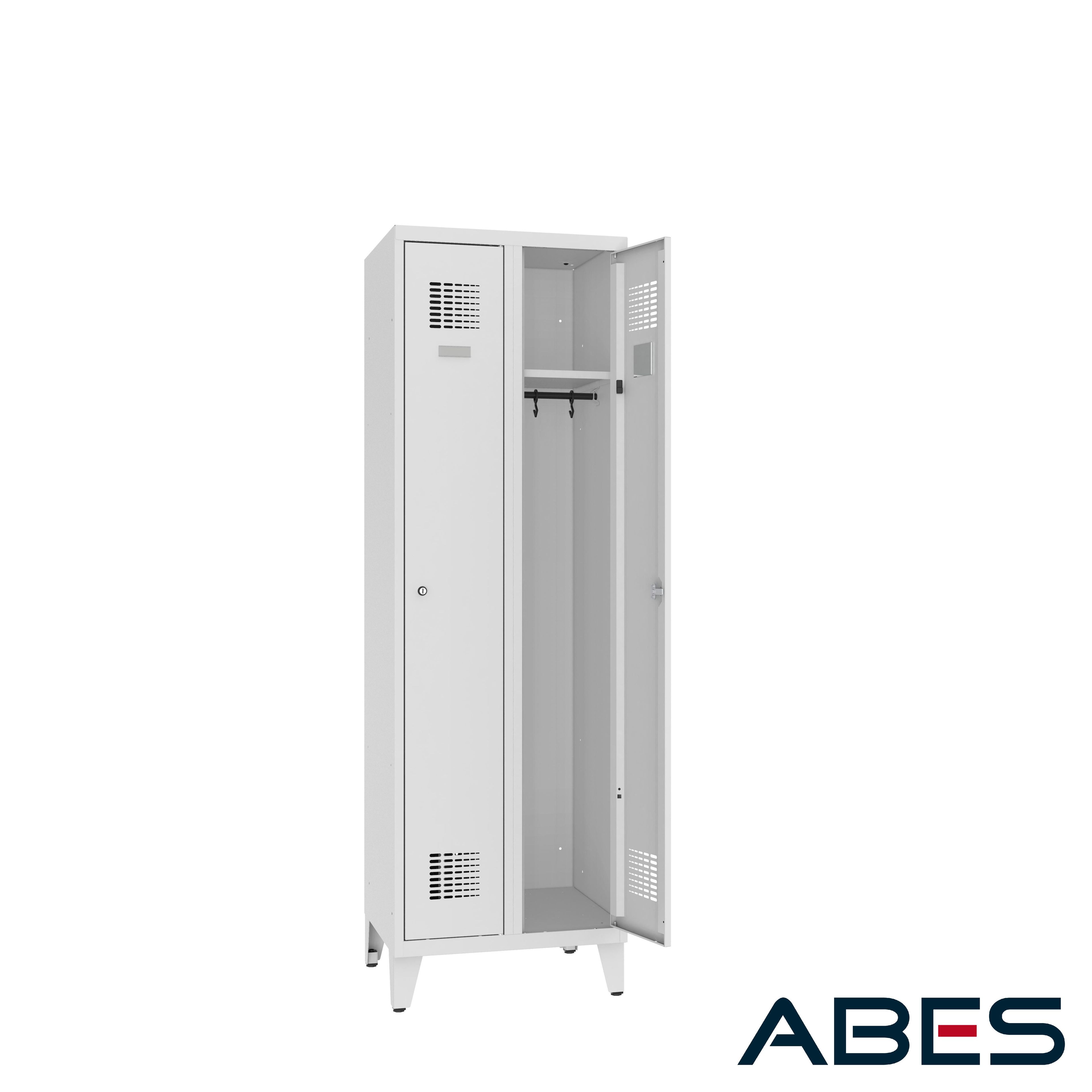 SZAFA UBRANIOWA SUM 320 W ST, NA NÓŻKACH, ZAMEK 1 PKT ABES