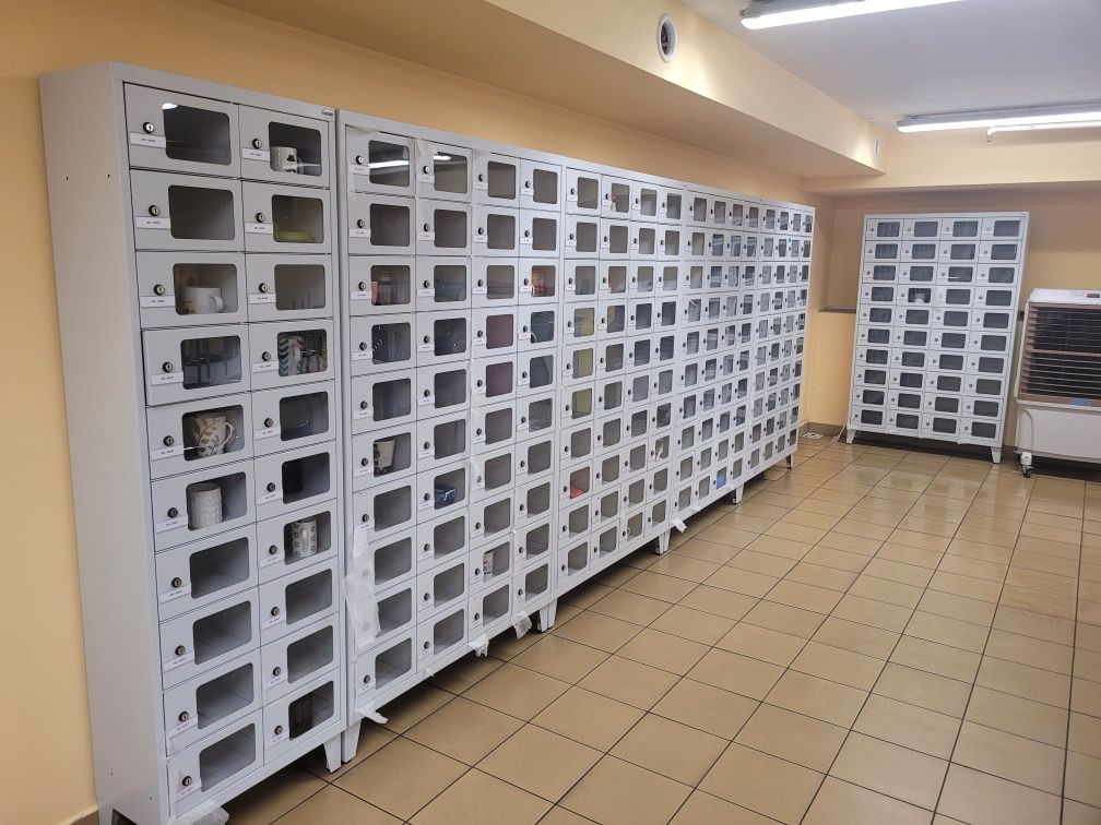Szafy śniadaniowe MSUS z drzwiami plexi Malow  – skrytki depozytowe Warszawa | ABES