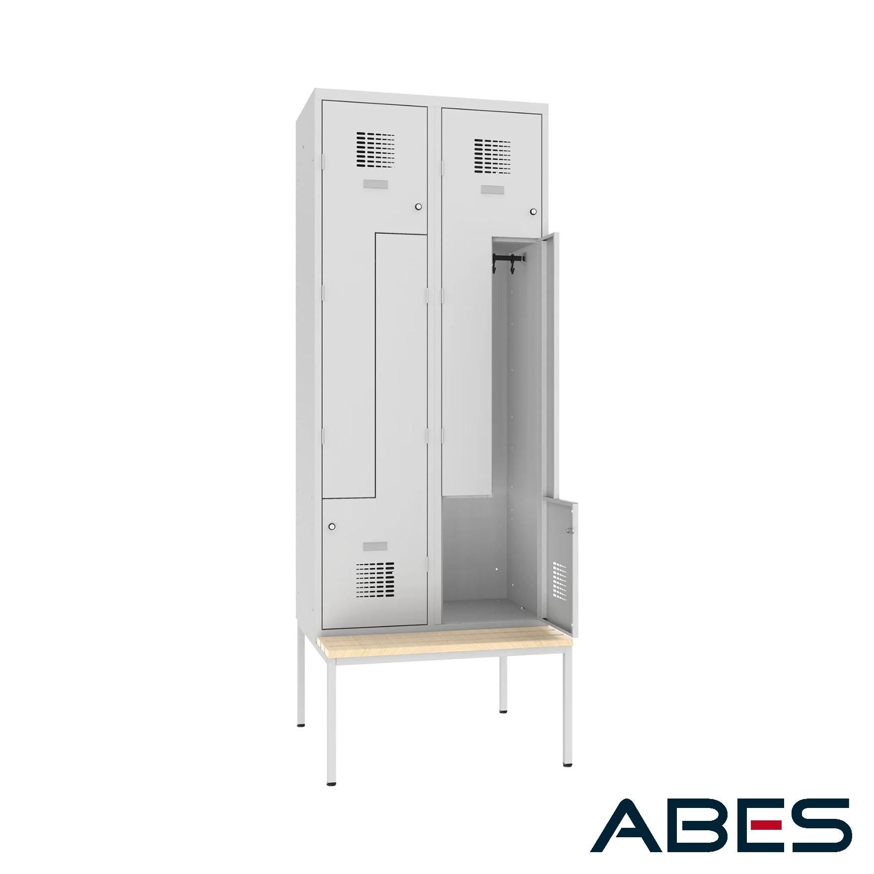 SZAFA UBRANIOWA SUL 42W ST + PODSTAWA Z SIEDZISKIEM P 421 W