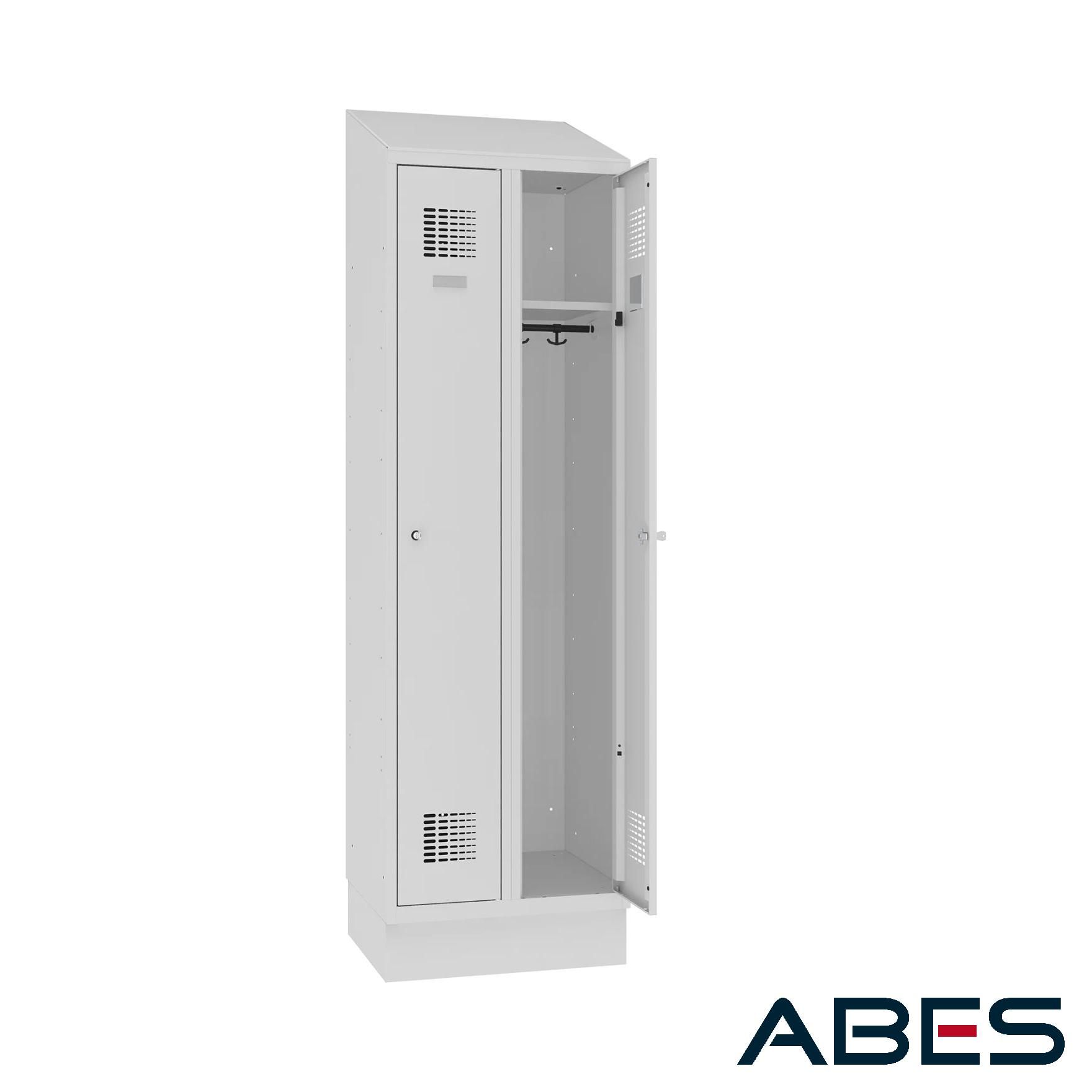 SZAFA UBRANIOWA SUM 320 W ST, ZAMEK 1 PKT + COKÓŁ C 320W + DASZEK D 320W ABES