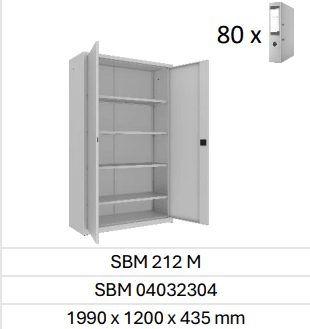 SZAFA SBM 212 M
