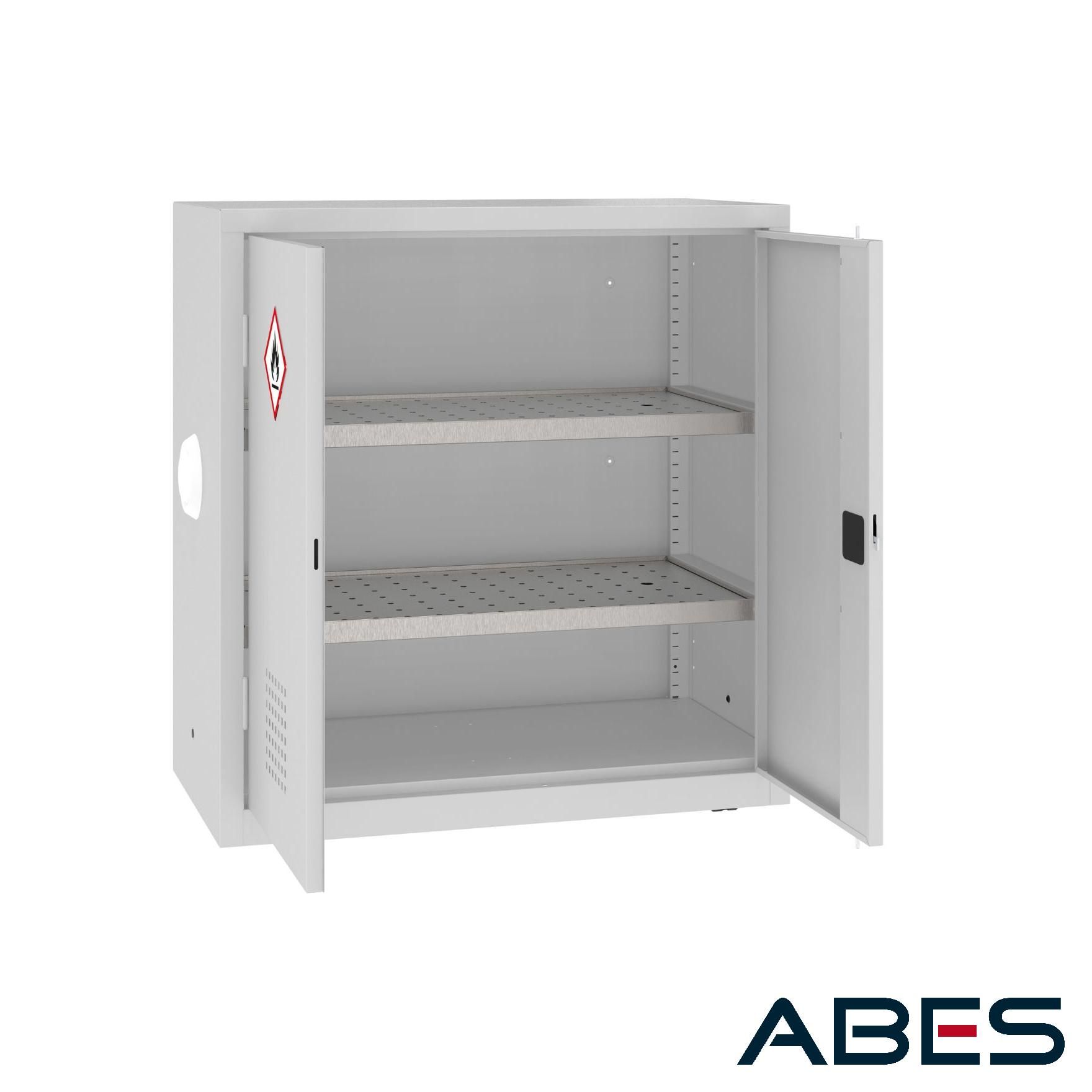 WZMACNIANA SZAFA WARSZTATOWA MSW110/5-24pa NA CHEMIKALIA ZAMKNIĘTA