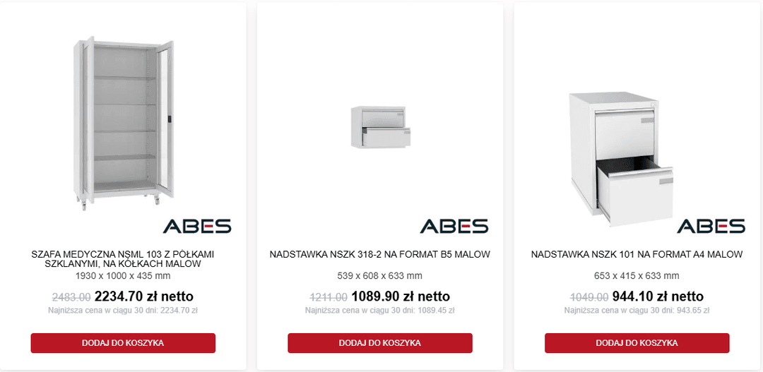 Meble medyczne MALOW | ABES WARSZAWA
